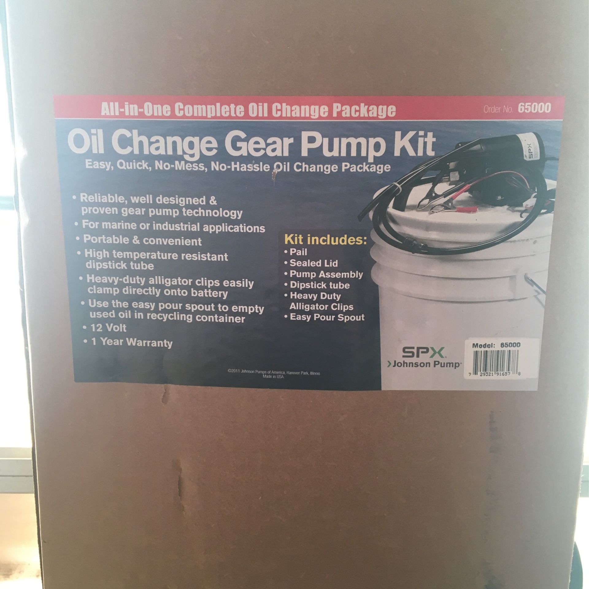 Oil Change Pump New Still In Box Never Opend