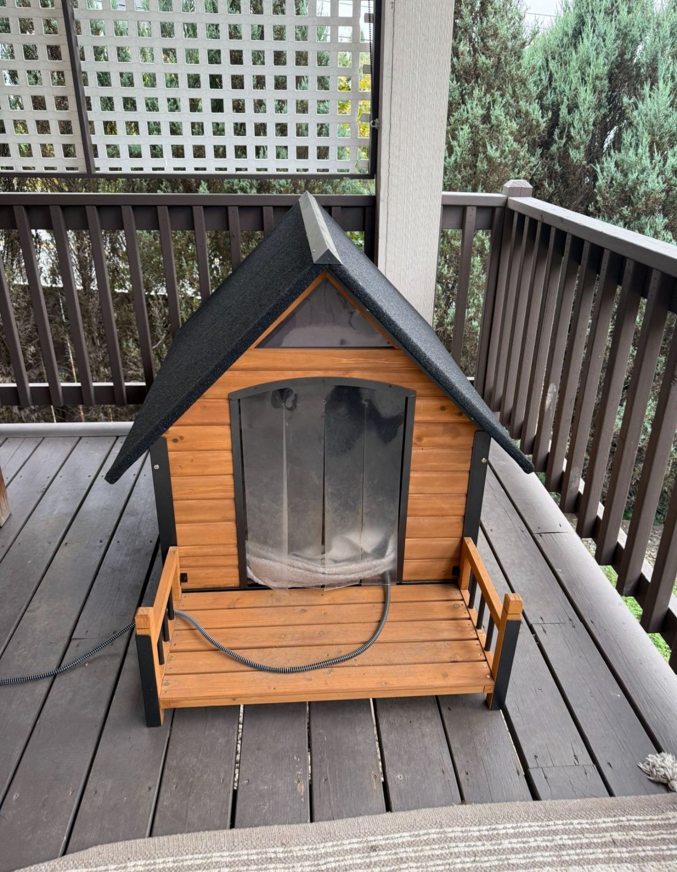 Dog House & Heated Blanket