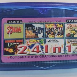 24 in 1 Gameboy Multi Cart Zelda Gba Multi Nds