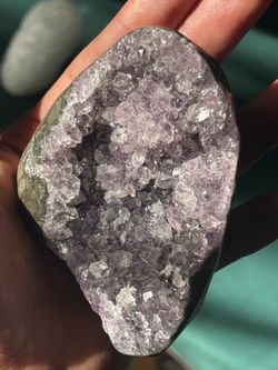 Amethyst Gemstone Crystal Cave Geode 