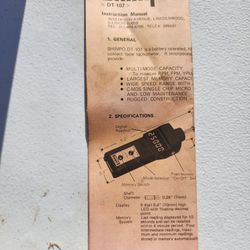 rpm Tester Electric Motors Lawn Mowers