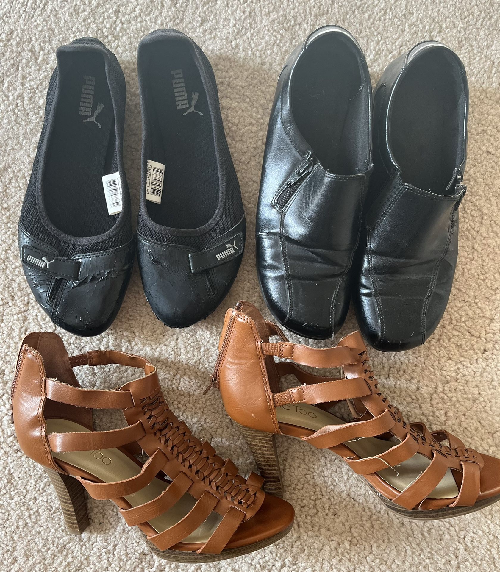 LOT- Womens Shoes Size 6.5 / 7 