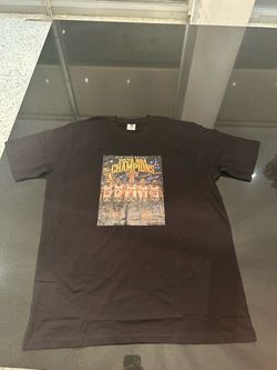 New York Knicks 2026 NBA championship black tshirt- xlarge
