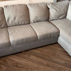 Grey Sectional Couch (STILL AVAILABLE) 