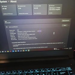 MSI Thin A15 B7VF-256US – High-Performance 15.6" Gaming Laptop (Like New)