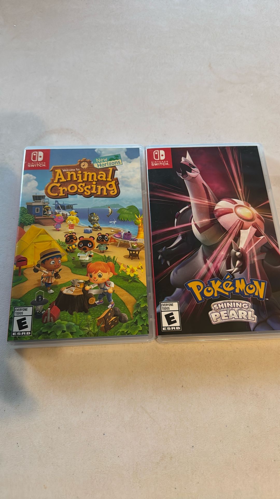Switch Games - Shining Pearl, Animal Crossing New Horizons