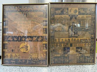 ‘Cowboy’ and ‘Indian’ Framed Prints