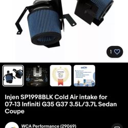 Injen Intakes For Infiniti G37/g35