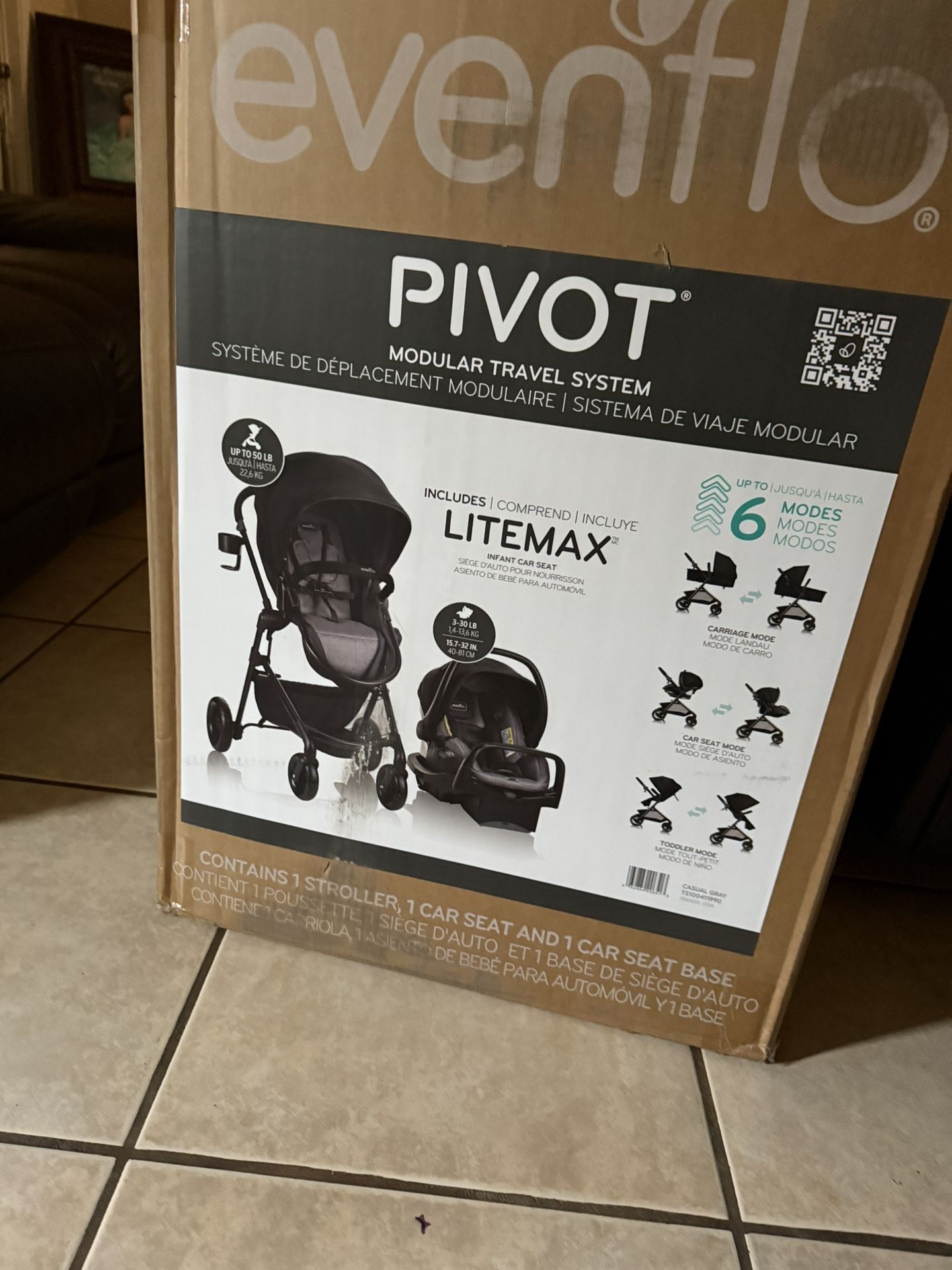 Evenflo Infant Carseat And Stoller