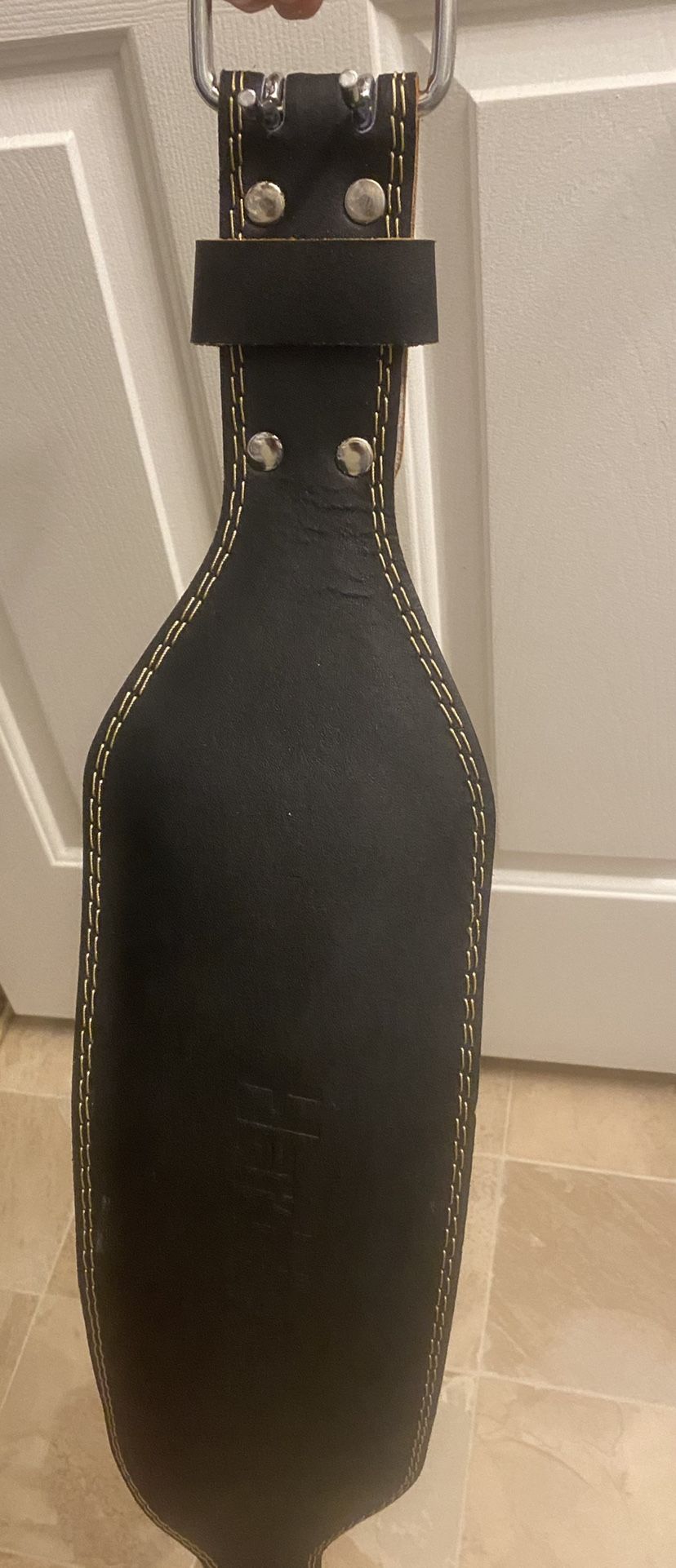 Leather Weight Lifting Belt