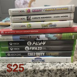 Assorted Video Games 