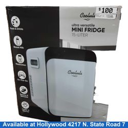 Cooluli Classic 15l White Compact Refrigerator