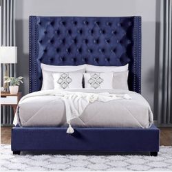 QUEEN BED FRAME MATTRES SOLD SEPARATELY NEW IN BOX ☎️ 1714586,2564