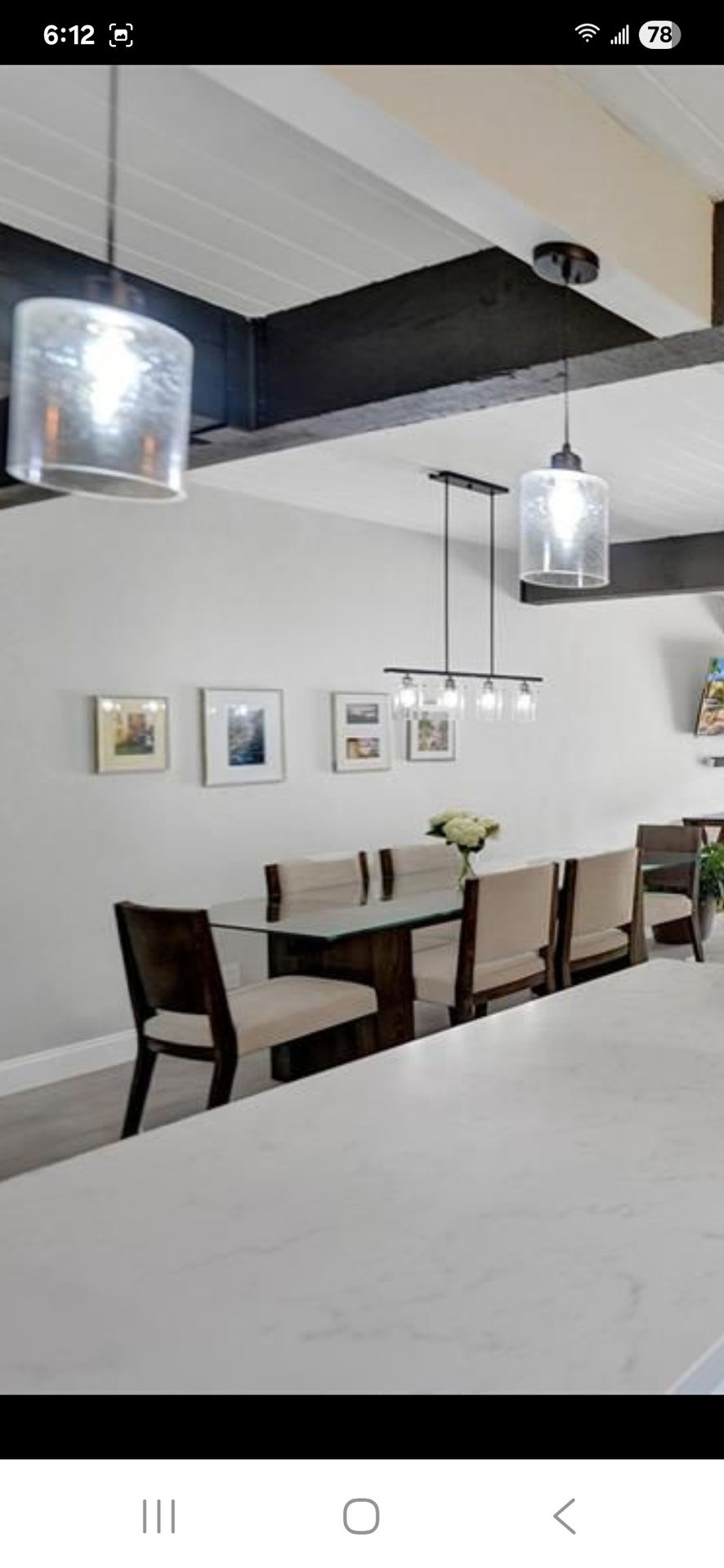 Dining Room Table And Six Chairs