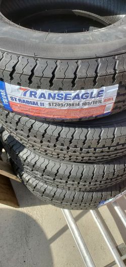 4 Brand New Trailer Tires Heavy Duty High Load