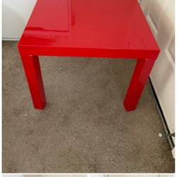 Red Side Stool
