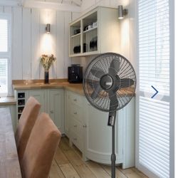 Lasko 4-Speed Remote Control Large Room Stand Fan