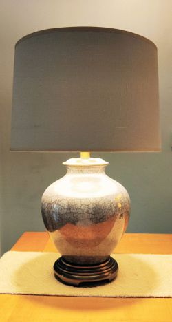 Frederick Cooper vintage 1980's Ginger Jar Brass Chinoiserie Lamp