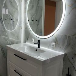 Bathroom vanity led mirror