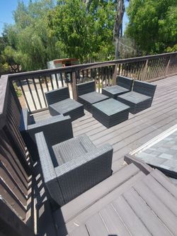 Outdoor furniture patio set