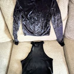 Womens - Teen Black Tops (New)