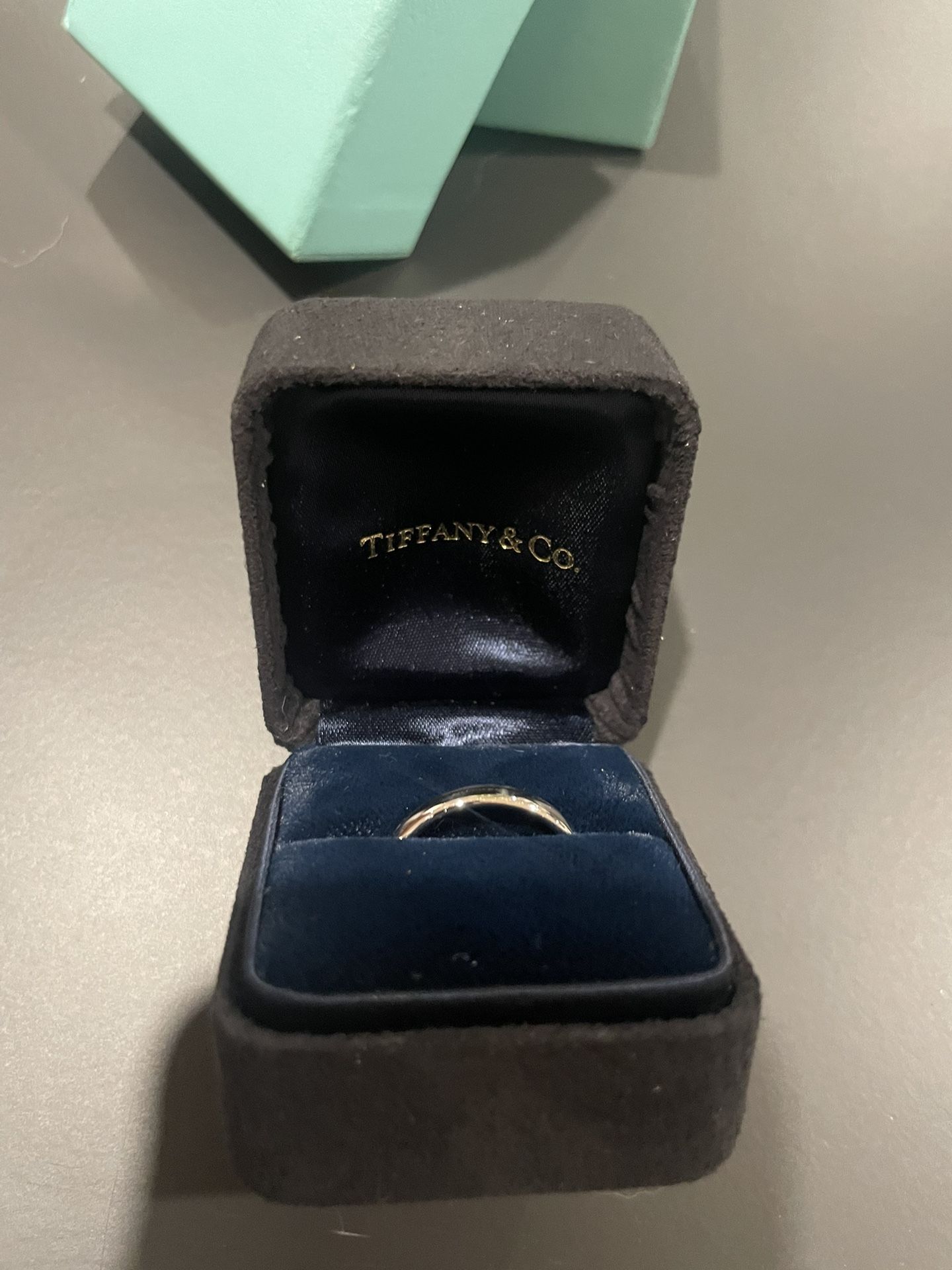 Tiffany Platinum Band - Size 8 - NEW