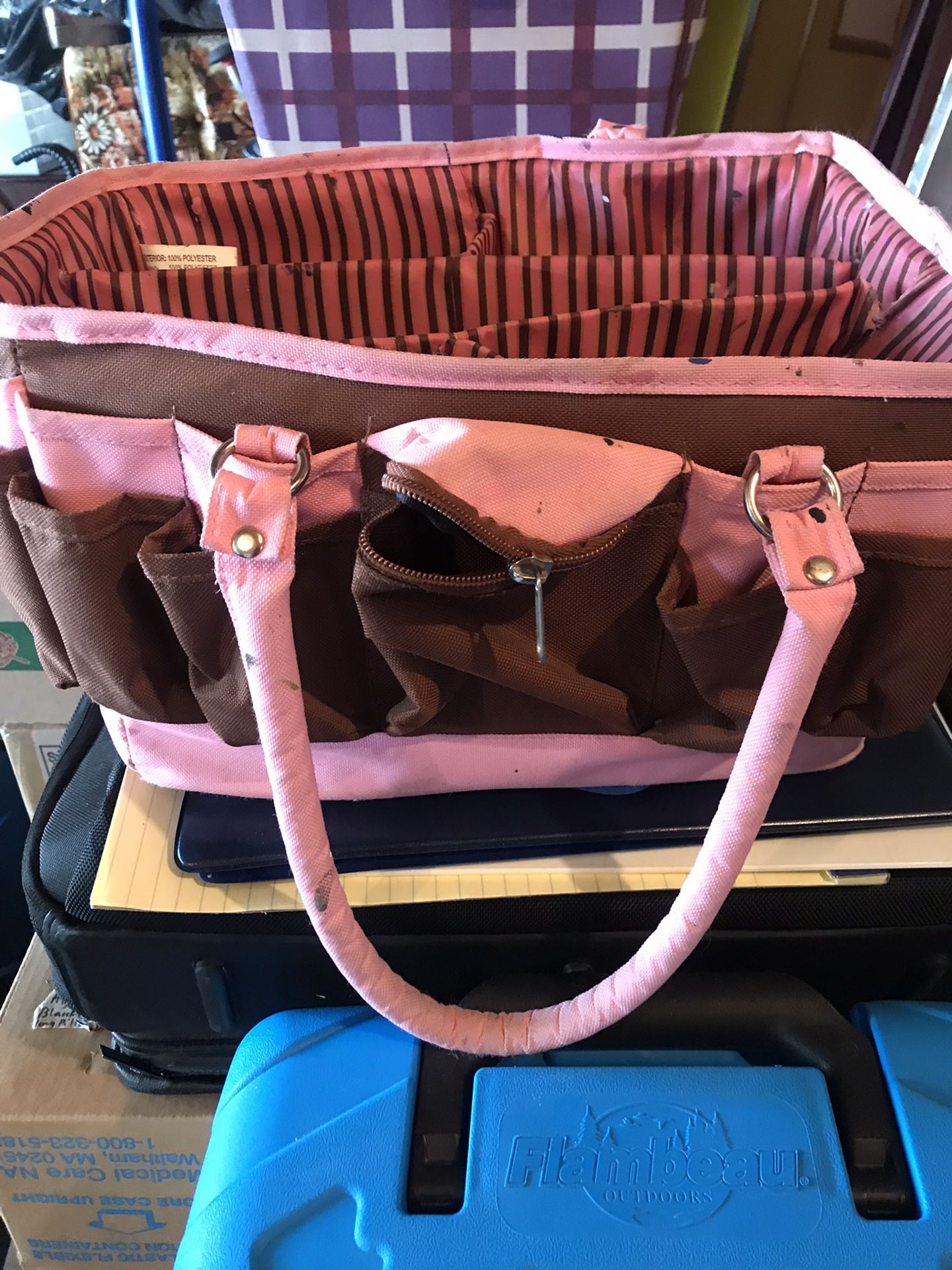 garden/make-up bag, (read Description)