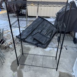 Black Wire Shelving 