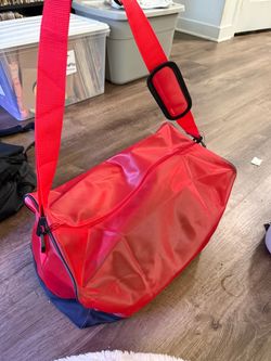 C2 Sports Red Duffel Bag - Waterproof/Water-Resistant Coated
