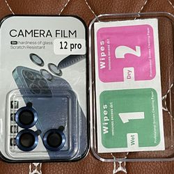 Iphone 12 Pro Camera Film Protector Navy blue