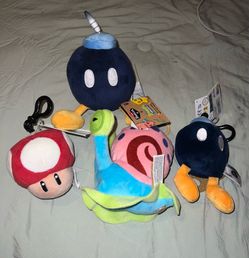 Super Mario plushies