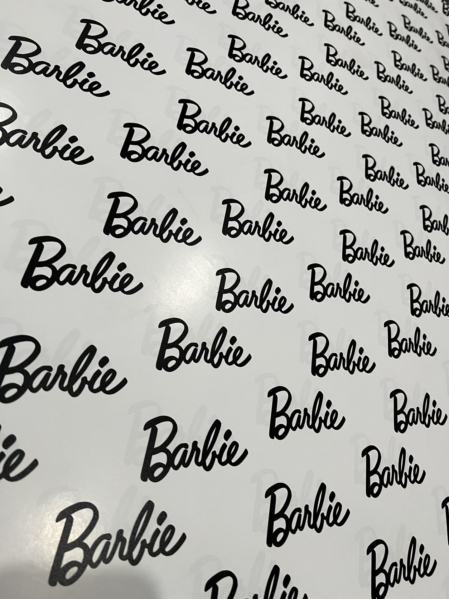 BARBIE WRAPPING PAPER! HUGE SHEET 55" BY 86"