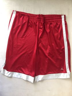 Jordan shimmer shorts red sz 3XL. Condition 7/10