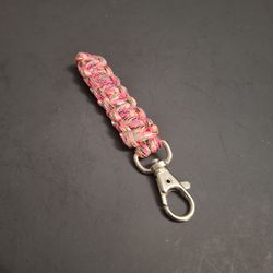 Handmade 550 Paracord Survival Keychain EDC (Everyday Carry) Key FOB W/Lobster Clasp 3 Inches - Use As Zipper Pull-Great For Hikers,Campers Survivalis