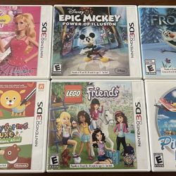 6 Nintendo 3DS Games 