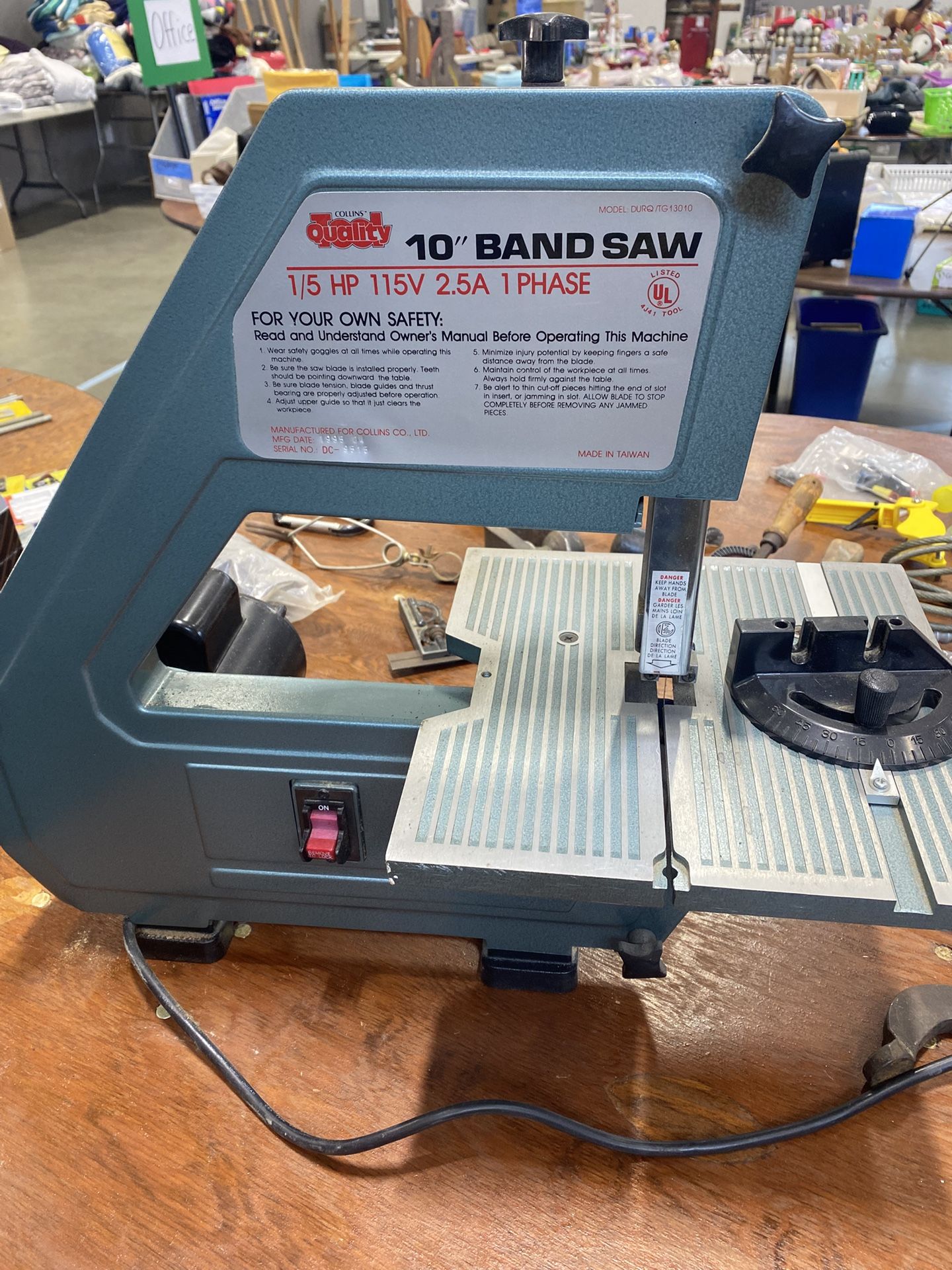 10” Band Saw