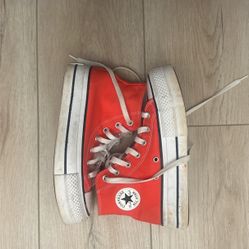 Orange Converse