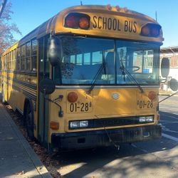 2002 Blue Bird Bus Cummins Motor 