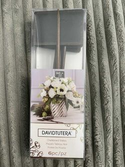 David Tutera Chalkboard Stakes  6pc