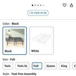 Full Size Almost New Bed Frame 