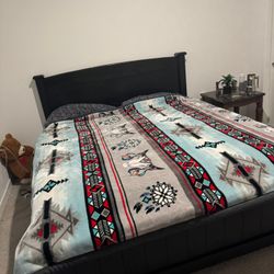 Bed Frame With Mattress 