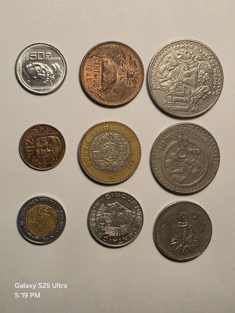 Mexican Pre-columbians Design Coins