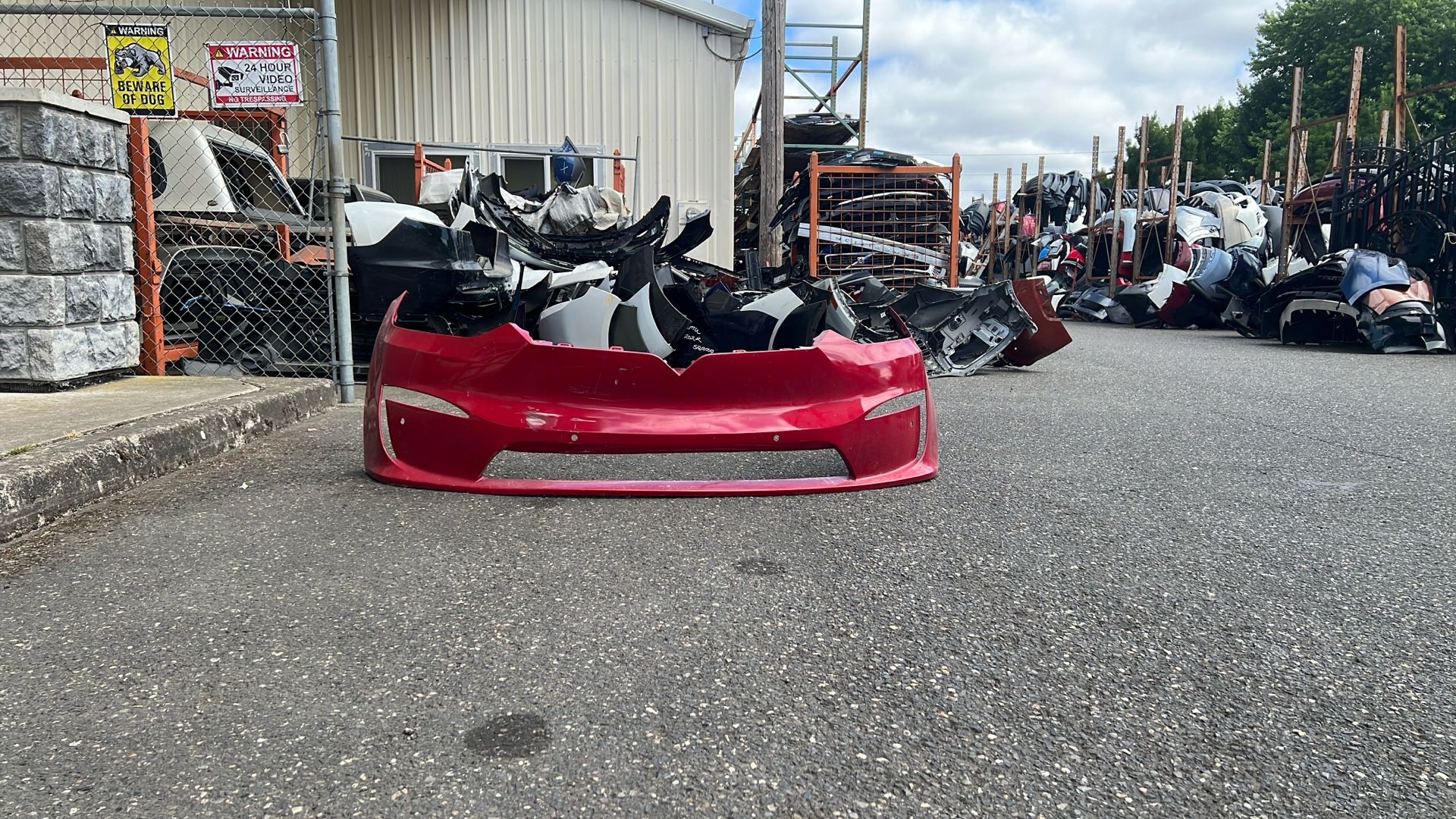 2021 To 2023 Tesla S Front Bumper #B624
