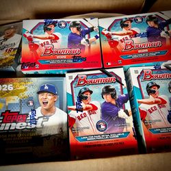 2026 Bowman Baseball Blaster / Value Box & 2026 Topps Finest
