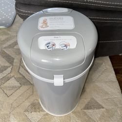 Bubula Premium Steel Diaper Waste Pail with Step Open