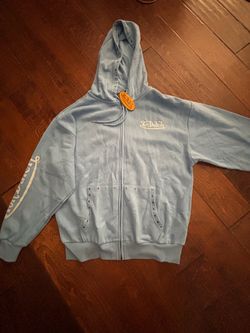 Von Dutch Baby Blue Zip-Up Hoodie
