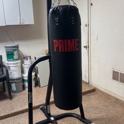 Prime Hydration Punching Bag And Stand 