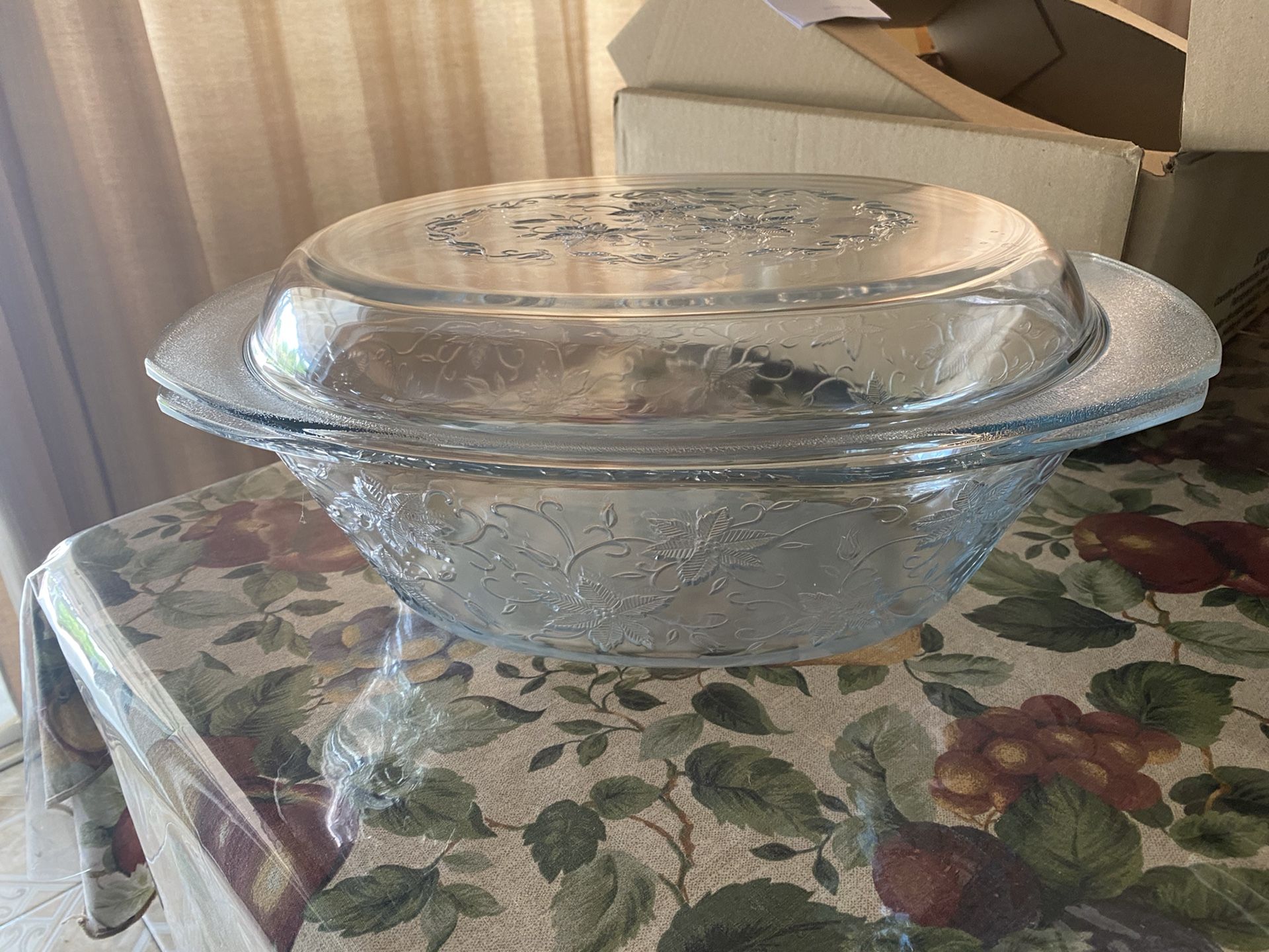Princess House Fantasia Crystal Casserole