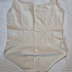 Shapshe Light Tan Thong Bodysuit Shapewear Large See Photos And Description