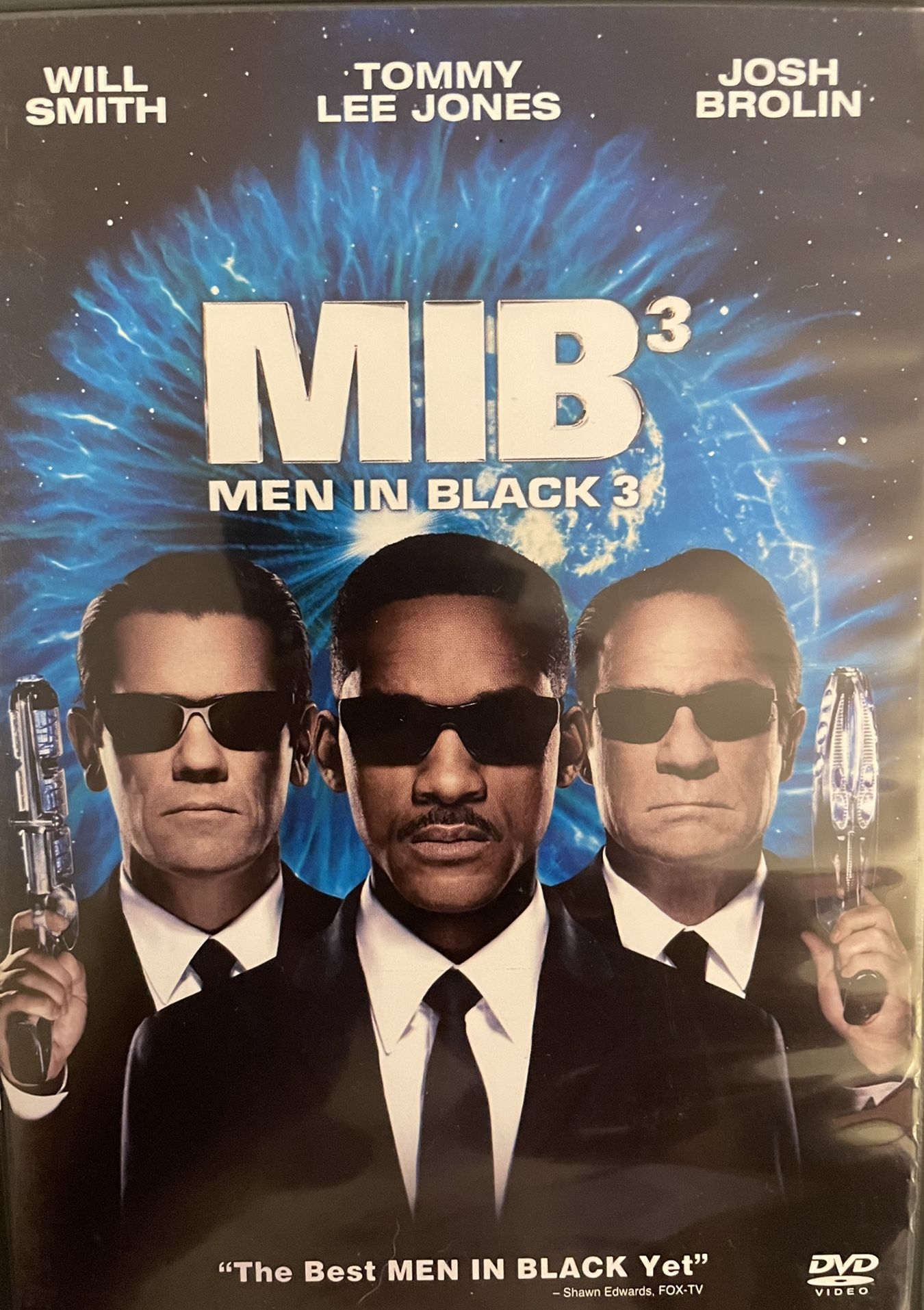 MEN IN BLACK 3 (DVD-2012) Will Smith + Tommy Lee Jones + Josh Brolin!